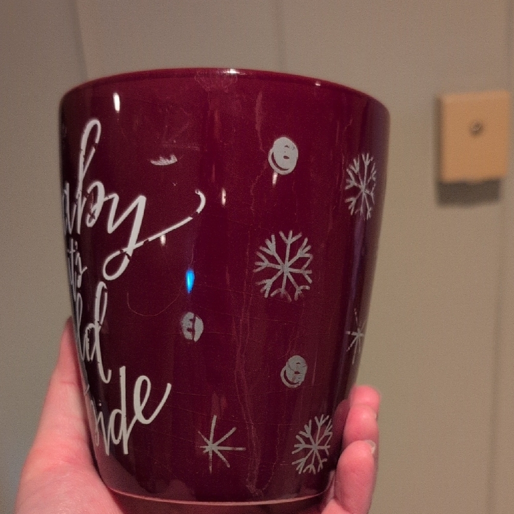 Maroon Mug with White Script - Picture 6 of 9